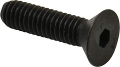 Unbrako - 5/16-18 UNC Hex Socket Drive, 82° Flat Screw - Alloy Steel, Black Oxide Finish, 1-1/4" OAL - USA Tool & Supply