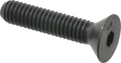 Unbrako - 5/16-18 UNC Hex Socket Drive, 82° Flat Screw - Alloy Steel, Black Oxide Finish, 1-1/2" OAL - USA Tool & Supply