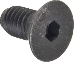 Unbrako - 3/8-16 UNC Hex Socket Drive, 82° Flat Screw - Alloy Steel, Black Oxide Finish, 3/4" OAL - USA Tool & Supply