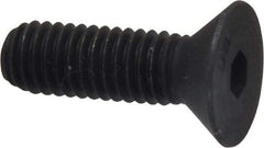 Unbrako - 3/8-16 UNC Hex Socket Drive, 82° Flat Screw - Alloy Steel, Black Oxide Finish, 1-1/4" OAL - USA Tool & Supply