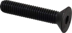 Unbrako - 3/8-16 UNC Hex Socket Drive, 82° Flat Screw - Alloy Steel, Black Oxide Finish, 2" OAL - USA Tool & Supply