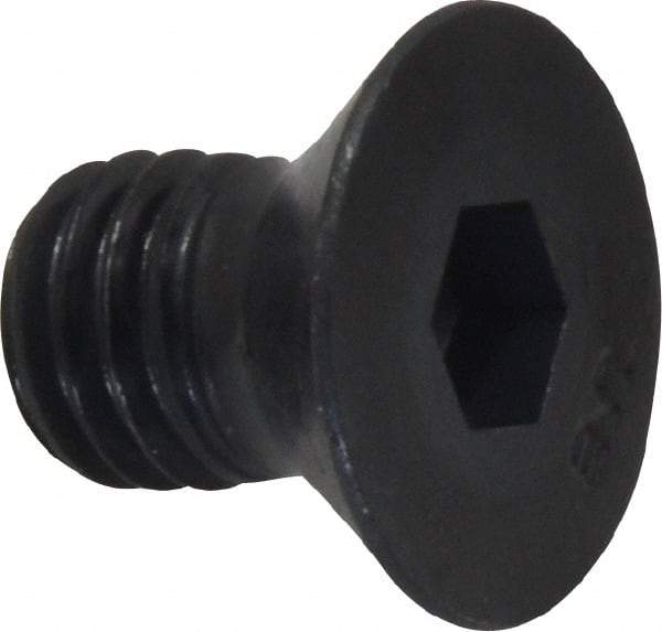 Unbrako - 1/2-13 UNC Hex Socket Drive, 82° Flat Screw - Alloy Steel, Black Oxide Finish, 3/4" OAL - USA Tool & Supply
