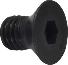 Unbrako - 1/2-13 UNC Hex Socket Drive, 82° Flat Screw - Alloy Steel, Black Oxide Finish, 3/4" OAL - USA Tool & Supply