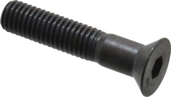 Unbrako - 1/2-13 UNC Hex Socket Drive, 82° Flat Screw - Alloy Steel, Black Oxide Finish, 2-1/2" OAL - USA Tool & Supply