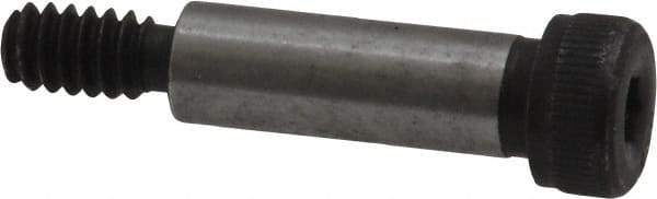 Unbrako - 1/4" Shoulder Diam x 3/4" Shoulder Length, #10-24 UNC, Hex Socket Shoulder Screw - 8 Alloy Steel, 0.357 to 3/8" Head Diam - USA Tool & Supply