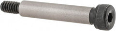 Unbrako - 1/4 x 1-1/4" Shoulder Diam x Length, #10-24, Shoulder Screw - 0.177 to 0.188" Head Height, 0.357 to 0.375" Head Diam, Grade 8 Alloy Steel, 1/8" Hex Socket Drive - USA Tool & Supply