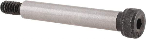 Unbrako - 1/4" Shoulder Diam x 1-1/2" Shoulder Length, #10-24 UNC, Hex Socket Shoulder Screw - 8 Alloy Steel, 0.357 to 3/8" Head Diam - USA Tool & Supply