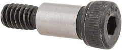 Unbrako - 5/16" Shoulder Diam x 1/2" Shoulder Length, 1/4-20 UNC, Hex Socket Shoulder Screw - 8 Alloy Steel, 0.419 to 0.438" Head Diam - USA Tool & Supply