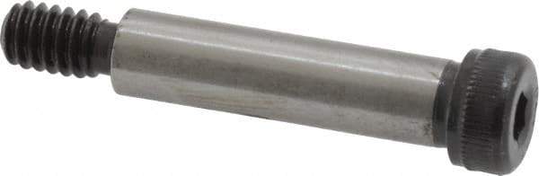 Unbrako - 5/16" Shoulder Diam x 1-1/4" Shoulder Length, 1/4-20 UNC, Hex Socket Shoulder Screw - 8 Alloy Steel, 0.419 to 0.438" Head Diam - USA Tool & Supply