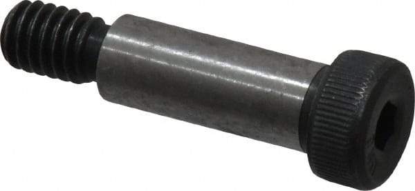 Unbrako - 3/8" Shoulder Diam x 1" Shoulder Length, 5/16-18 UNC, Hex Socket Shoulder Screw - 8 Alloy Steel, 0.543 to 0.562" Head Diam - USA Tool & Supply