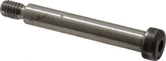 Unbrako - 3/8" Shoulder Diam x 2-1/4" Shoulder Length, 5/16-18 UNC, Hex Socket Shoulder Screw - 8 Alloy Steel, 0.543 to 0.562" Head Diam - USA Tool & Supply