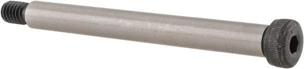 Unbrako - 3/8" Shoulder Diam x 3-1/2" Shoulder Length, 5/16-18 UNC, Hex Socket Shoulder Screw - 8 Alloy Steel, 0.543 to 0.562" Head Diam - USA Tool & Supply