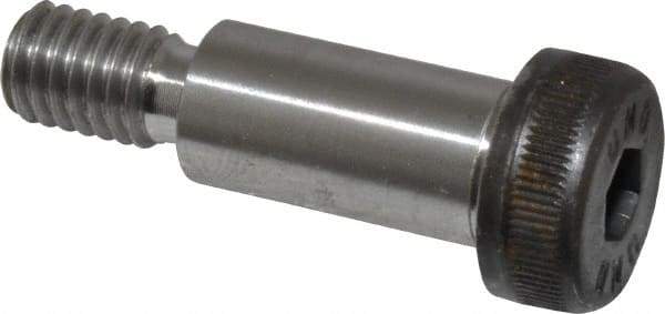 Unbrako - 1/2" Shoulder Diam x 1" Shoulder Length, 3/8-16 UNC, Hex Socket Shoulder Screw - 8 Alloy Steel, 0.729 to 3/4" Head Diam - USA Tool & Supply