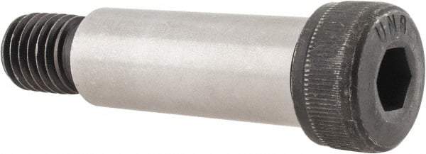 Unbrako - 3/4" Shoulder Diam x 2" Shoulder Length, 5/8-11 UNC, Hex Socket Shoulder Screw - 8 Alloy Steel, 0.977 to 1" Head Diam - USA Tool & Supply