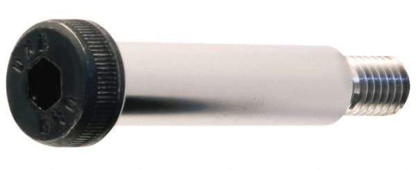 Unbrako - 12mm Shoulder Diam x 90mm Shoulder Length, M10x1.5 Metric Coarse, Hex Socket Shoulder Screw - 12.9 Alloy Steel, 9mm Head Height x 18mm Head Diam - USA Tool & Supply