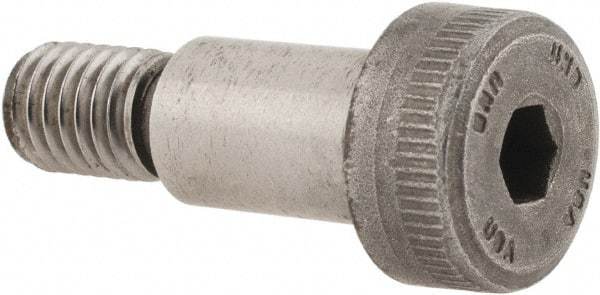 Unbrako - 10mm Shoulder Diam x 16mm Shoulder Length, M8x1.25 Metric Coarse, Hex Socket Shoulder Screw - 12.9 Alloy Steel, 7mm Head Height x 16mm Head Diam - USA Tool & Supply