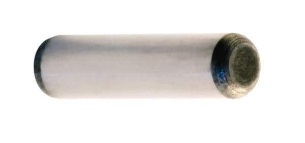 Unbrako - 1" Diam x 5" Pin Length Grade 8 Alloy Steel Oversized Dowel Pin - C 60 (Surface) & C 50-58 Hardness, 117,810 Lb Breaking Strength, 1 Beveled & 1 Rounded End - USA Tool & Supply