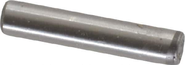 Unbrako - 1/8" Diam x 5/8" Pin Length Grade 8 Alloy Steel Oversized Dowel Pin - C 60 (Surface) & C 50-58 Hardness, 1,845 Lb Breaking Strength, 1 Beveled & 1 Rounded End - USA Tool & Supply