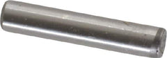 Unbrako - 1/8" Diam x 5/8" Pin Length Grade 8 Alloy Steel Oversized Dowel Pin - C 60 (Surface) & C 50-58 Hardness, 1,845 Lb Breaking Strength, 1 Beveled & 1 Rounded End - USA Tool & Supply