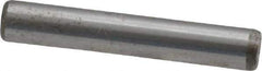 Unbrako - 1/8" Diam x 3/4" Pin Length Grade 8 Alloy Steel Oversized Dowel Pin - C 60 (Surface) & C 50-58 Hardness, 1,845 Lb Breaking Strength, 1 Beveled & 1 Rounded End - USA Tool & Supply