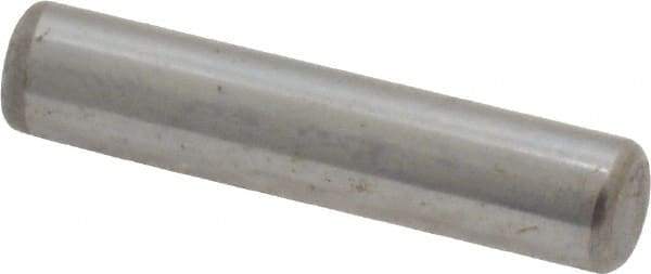 Unbrako - 3/16" Diam x 7/8" Pin Length Grade 8 Alloy Steel Oversized Dowel Pin - C 60 (Surface) & C 50-58 Hardness, 4,140 Lb Breaking Strength, 1 Beveled & 1 Rounded End - USA Tool & Supply