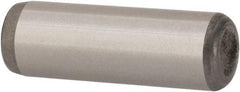 Unbrako - 1/4" Diam x 3/4" Pin Length Grade 8 Alloy Steel Oversized Dowel Pin - C 60 (Surface) & C 50-58 Hardness, 7,370 Lb Breaking Strength, 1 Beveled & 1 Rounded End - USA Tool & Supply