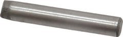 Unbrako - 1/4" Diam x 1-1/2" Pin Length Grade 8 Alloy Steel Oversized Dowel Pin - C 60 (Surface) & C 50-58 Hardness, 7,370 Lb Breaking Strength, 1 Beveled & 1 Rounded End - USA Tool & Supply