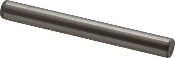 Unbrako - 1/4" Diam x 2-1/4" Pin Length Grade 8 Alloy Steel Oversized Dowel Pin - C 60 (Surface) & C 50-58 Hardness, 7,370 Lb Breaking Strength, 1 Beveled & 1 Rounded End - USA Tool & Supply
