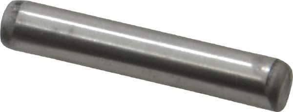 Unbrako - 5/16" Diam x 1-3/4" Pin Length Grade 8 Alloy Steel Oversized Dowel Pin - C 60 (Surface) & C 50-58 Hardness, 11,500 Lb Breaking Strength, 1 Beveled & 1 Rounded End - USA Tool & Supply