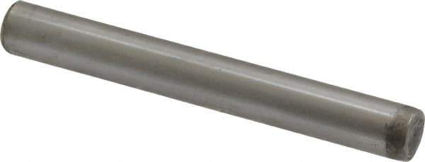 Unbrako - 5/16" Diam x 2-1/2" Pin Length Grade 8 Alloy Steel Oversized Dowel Pin - C 60 (Surface) & C 50-58 Hardness, 11,500 Lb Breaking Strength, 1 Beveled & 1 Rounded End - USA Tool & Supply