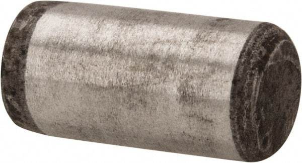 Unbrako - 3/8" Diam x 3/4" Pin Length Grade 8 Alloy Steel Oversized Dowel Pin - C 60 (Surface) & C 50-58 Hardness, 16,580 Lb Breaking Strength, 1 Beveled & 1 Rounded End - USA Tool & Supply