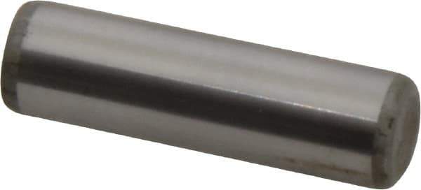 Unbrako - 7/16" Diam x 1-1/2" Pin Length Grade 8 Alloy Steel Oversized Dowel Pin - C 60 (Surface) & C 50-58 Hardness, 22,540 Lb Breaking Strength, 1 Beveled & 1 Rounded End - USA Tool & Supply