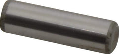 Unbrako - 7/16" Diam x 1-1/2" Pin Length Grade 8 Alloy Steel Oversized Dowel Pin - C 60 (Surface) & C 50-58 Hardness, 22,540 Lb Breaking Strength, 1 Beveled & 1 Rounded End - USA Tool & Supply