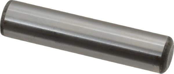 Unbrako - 1/2" Diam x 2-1/4" Pin Length Grade 8 Alloy Steel Oversized Dowel Pin - C 60 (Surface) & C 50-58 Hardness, 29,460 Lb Breaking Strength, 1 Beveled & 1 Rounded End - USA Tool & Supply