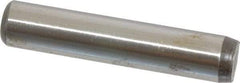 Unbrako - 1/2" Diam x 2-1/2" Pin Length Grade 8 Alloy Steel Oversized Dowel Pin - C 60 (Surface) & C 50-58 Hardness, 29,460 Lb Breaking Strength, 1 Beveled & 1 Rounded End - USA Tool & Supply