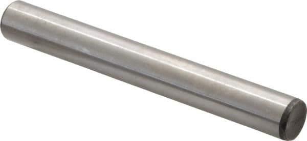 Unbrako - 1/2" Diam x 4" Pin Length Grade 8 Alloy Steel Oversized Dowel Pin - C 60 (Surface) & C 50-58 Hardness, 29,460 Lb Breaking Strength, 1 Beveled & 1 Rounded End - USA Tool & Supply