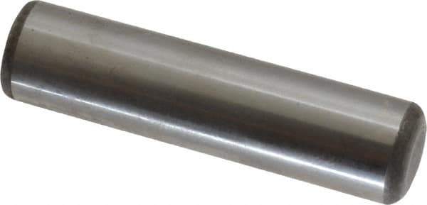 Unbrako - 5/8" Diam x 2-1/2" Pin Length Grade 8 Alloy Steel Oversized Dowel Pin - C 60 (Surface) & C 50-58 Hardness, 46,020 Lb Breaking Strength, 1 Beveled & 1 Rounded End - USA Tool & Supply