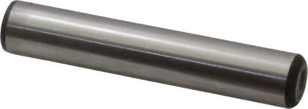 Unbrako - 5/8" Diam x 3-1/2" Pin Length Grade 8 Alloy Steel Oversized Dowel Pin - C 60 (Surface) & C 50-58 Hardness, 46,020 Lb Breaking Strength, 1 Beveled & 1 Rounded End - USA Tool & Supply