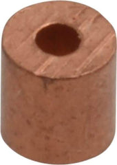 Value Collection - 1/16" Round Stop Compression Sleeve - Copper - USA Tool & Supply