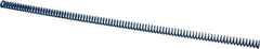 Associated Spring Raymond - 10mm Hole Diam, 5mm Rod Diam, 12" Free Length, Blue Die Spring - 185.6 N Max Deflection, 116mm Max Deflection, Medium Duty, Chromium Alloy Steel - USA Tool & Supply