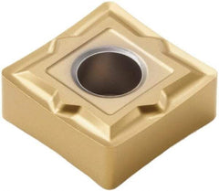 Seco - SNMP432 MF1 Grade CP200 Carbide Turning Insert - TiAlN/TiN Finish, 90° Square, 1/2" Inscr Circle, 3/16" Thick, 1/32" Corner Radius - USA Tool & Supply