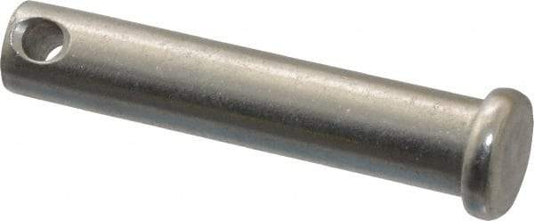 Bee Leitzke - 3/8" Pin Diam, 1-7/8" OAL, Standard Clevis Pin - 5/32" Hole, 1-41/64" Usable Length, Uncoated Stainless Steel - USA Tool & Supply