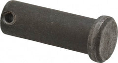 Made in USA - 5/8" Pin Diam, 1-3/4" OAL, Standard Clevis Pin - 5/32" Hole, 1-19/32" Usable Length, Uncoated Steel - USA Tool & Supply