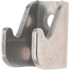 De-Sta-Co - 360 Lb Capacity, 0.17" Mounting Hole, Stainless Steel Clamp Latch Plate & Hook Assembly - 0.79" Base Length x 0.52" Base Width - USA Tool & Supply