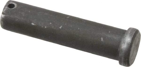 Made in USA - 3/4" Pin Diam, 3" OAL, Standard Clevis Pin - 5/32" Hole, 2-27/32" Usable Length, Uncoated Steel - USA Tool & Supply