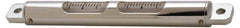 Geier & Bluhm, Inc. - 6-1/4 Inch Long, Brass Tubular and Pocket Level - 0.1 Inch Sensitivity, 11/16 Inch High/Diameter, Chrome, 1 Vial - USA Tool & Supply