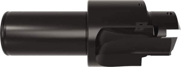 Allied Machine and Engineering - ISO 11926-1, MS 16142, SAE J1926-1 Standard, 1-5/8-12, 20 Tube Dash Number, 15° Porting Angle, 1.535" Pilot Diam, 1-1/2" Shank Diam, Indexable Spade Blade Insert Porting Tool - 2 Porting Inserts, 6" Overall Length - USA Tool & Supply