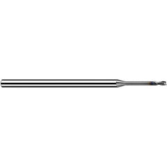 Fraisa - 2.5mm, 3mm LOC, 60mm OAL, 2 Flute Solid Carbide Square End Mill - USA Tool & Supply