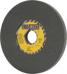 Tru-Maxx - 7" Diam x 1-1/4" Hole x 1/2" Thick, I Hardness, 100 Grit Surface Grinding Wheel - Silicon Carbide, Type 1, Fine Grade, 3,600 Max RPM, Vitrified Bond, No Recess - USA Tool & Supply