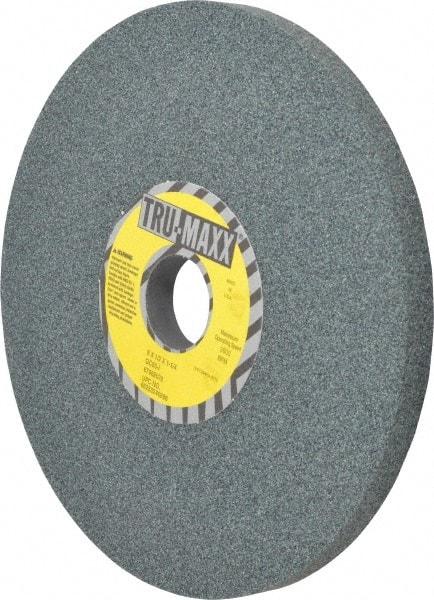 Tru-Maxx - 8" Diam x 1-1/4" Hole x 1/2" Thick, I Hardness, 60 Grit Surface Grinding Wheel - Silicon Carbide, Type 1, Medium Grade, 3,600 Max RPM, Vitrified Bond, No Recess - USA Tool & Supply